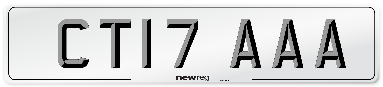 CT17 AAA Number Plate from New Reg